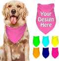 Customize Pet Scarfs Custom Dog Bandana Add Your Photo Name Text Image by VYXONIA
