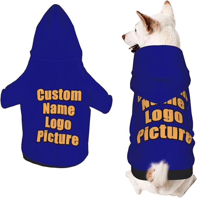 Custom Sweatshirt for Small Pet Cat Puppy Dogs Cold Weather Clothes Sweatshirt by AEKSCOH