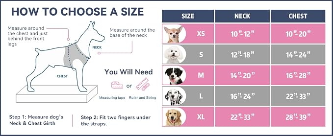 PHOEPET No Pull Dog Harnesses for Small Dogs Reflective Adjustable Front Clip - Image 6