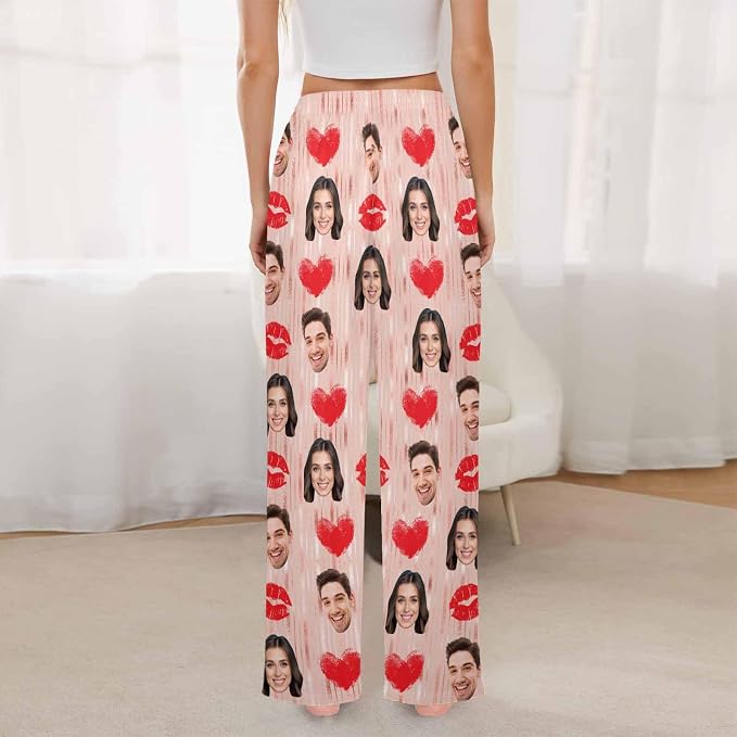 Artsadd Personalized Christmas Pajama Pants Socks - Image 4