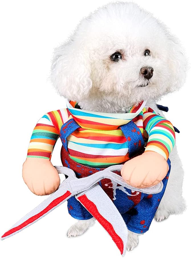 NACOCO Dog Halloween Scissors Style Doll Costume Pet Christmas Cosplay by HOME