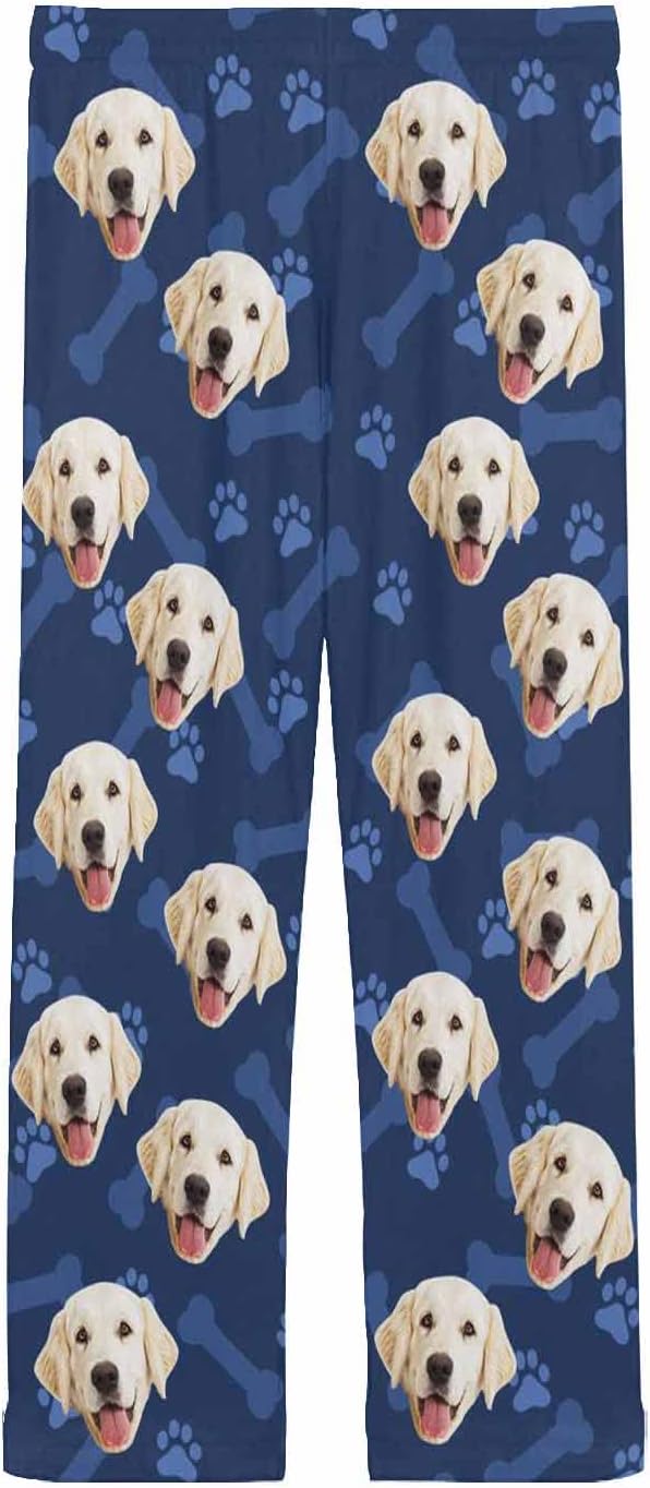 MyPupSocks Customized Face Pajamas Pants Photo Pajama Bottoms - Image 4