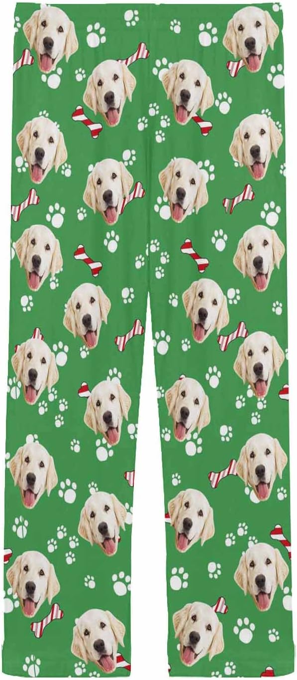 MyPupSocks Custom Pet Face Pajamas Pants Photo Pajama Bottoms - Image 4