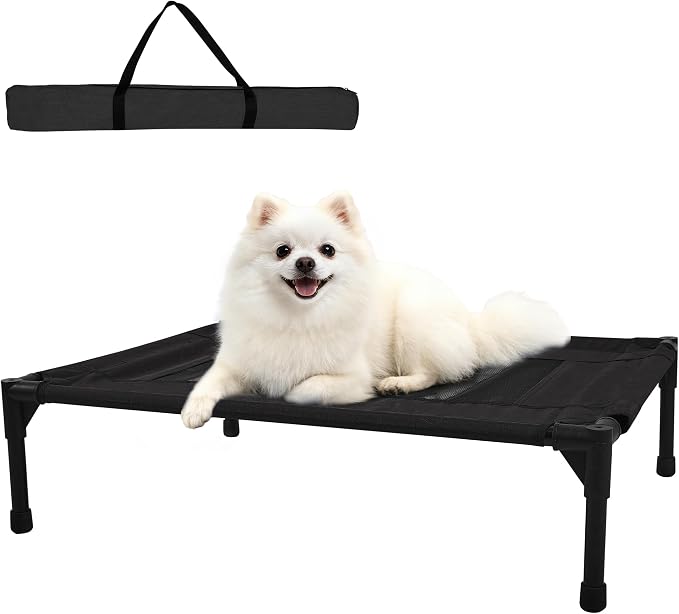 Pet Bed, Raised Pet Cot for Medium and Large Dogs, Cooling Breathable Mesh by Unknown