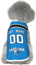 Carolina Dog Clothes Jersey Pet Jersey Customized Any Name & Number S-5XL by Tiffur