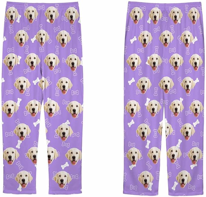 Custom Pajama Pants Women Personalized Face Pajamas Bottom Couple Pajama Pants - Image 6