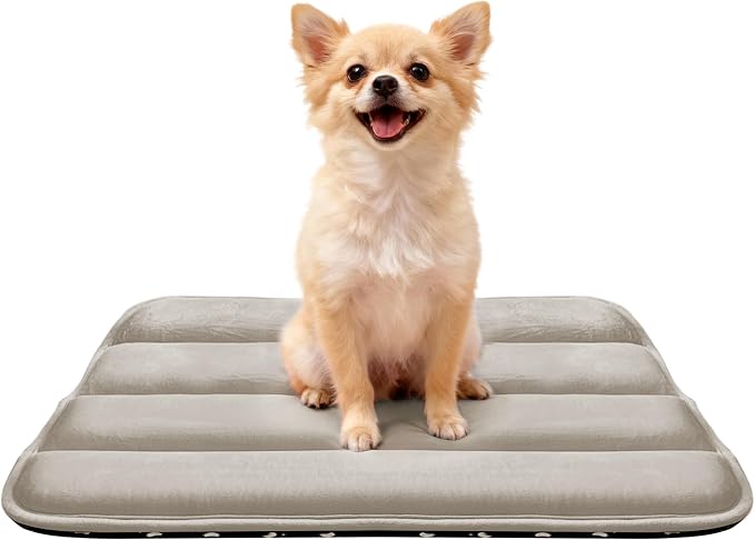 Dog Bed Mat, Reversible Dog Crate Pad by FogkissComfyPawsHome