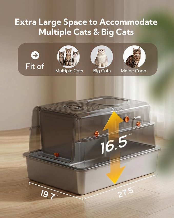 Soulbond XXXL Stainless Steel Litter Box - Image 2