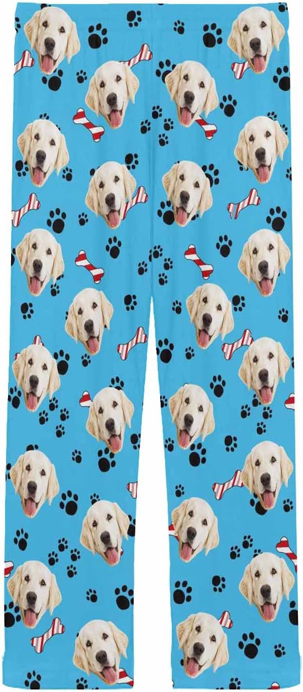 MyPupSocks Custom Pet Face Pajamas Pants Photo Pajama Bottoms - Image 4
