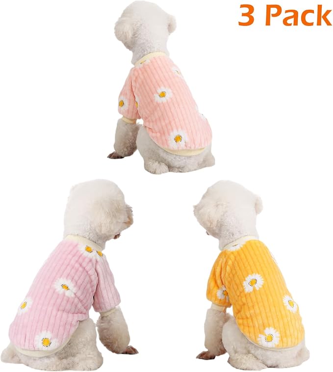 Dog Sweater, 3 Pack Dog Sweaters - Image 2