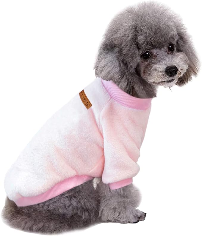 Jecikelon Pet Dog Clothes Dog Sweater Soft Thickening Warm Pup Dogs Shirt by Jecikelon