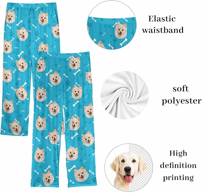 Custom Couple Pajama Pants Sock - Image 5
