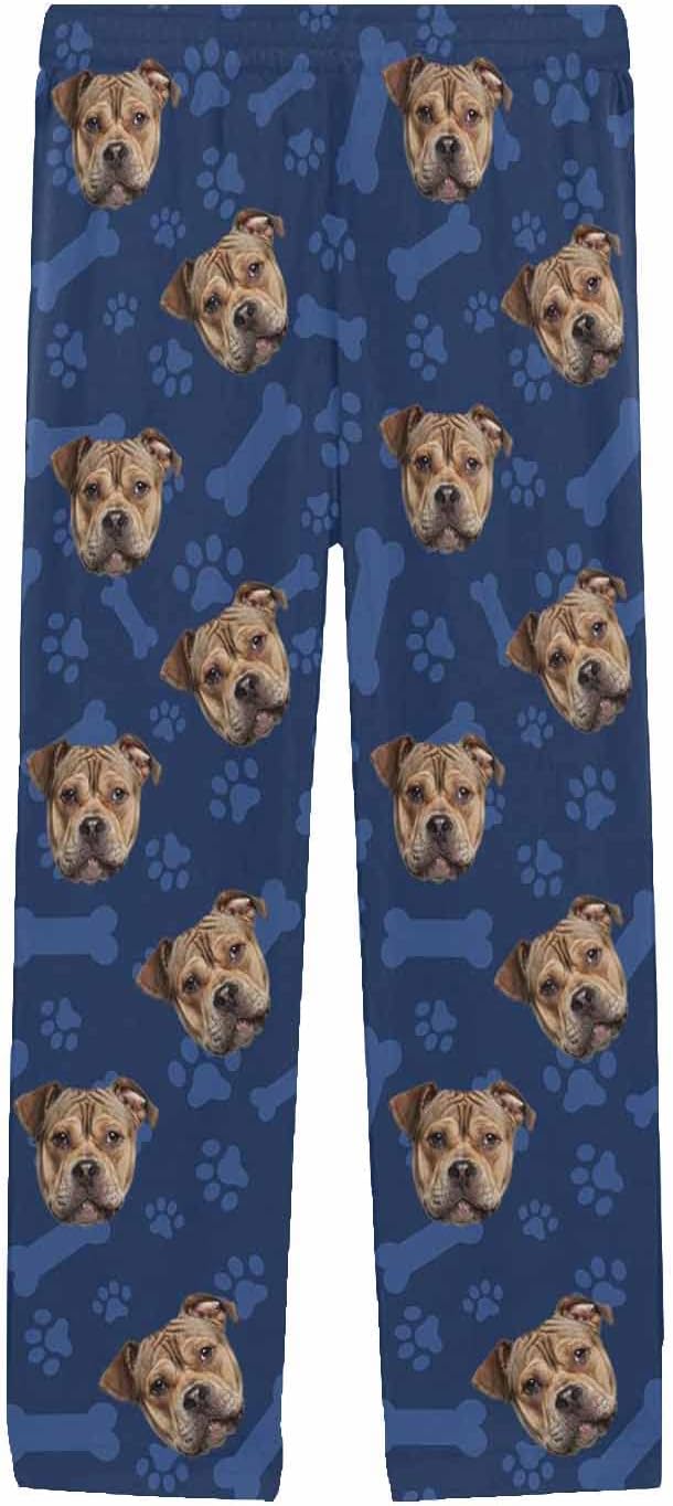 MyPupSocks Custom Pet Face Pajamas Pants Photo Pajama Bottoms - Image 3