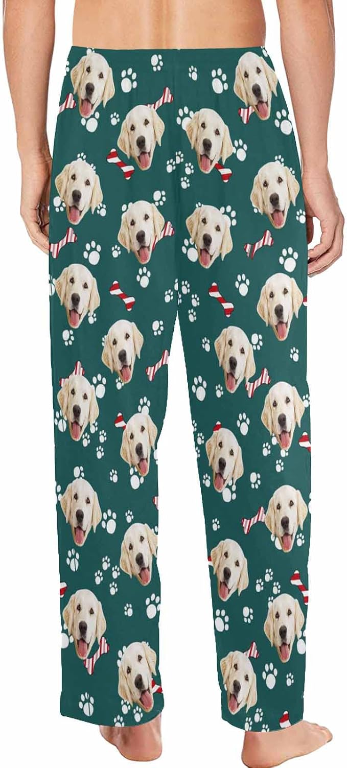 MyPupSocks Custom Pet Face Pajamas Pants Photo Pajama Bottoms - Image 2