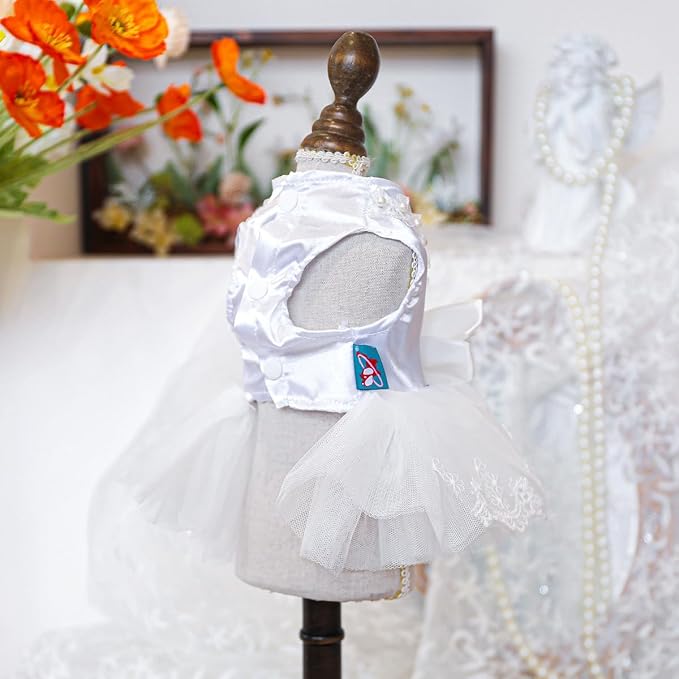 Fashion Sweet Puppy Dog Blingbling Princess Skirt Pet Dog Lace Cake Camisole - Image 4