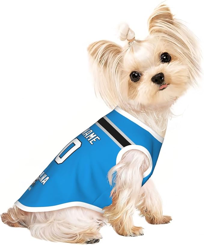 Carolina Dog Clothes Jersey Pet Jersey Customized Any Name & Number S-5XL - Image 3