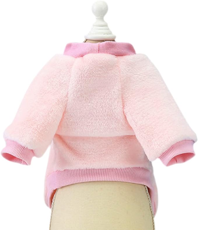 Jecikelon Pet Dog Clothes Dog Sweater Soft Thickening Warm Pup Dogs Shirt - Image 3