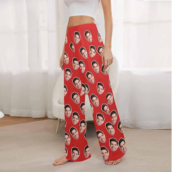 Artsadd Personalized Christmas Pajama Pants Socks - Image 4