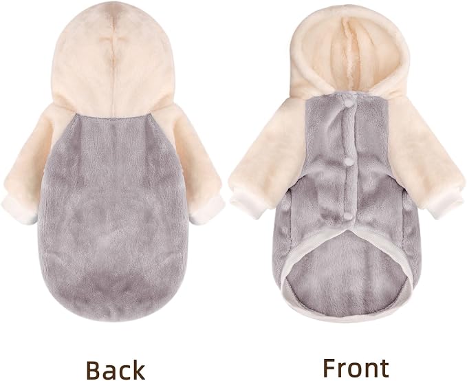 FabriCastle Dog Hoodie Sweater for Small Dogs Boy and Girl, Small Dog Clothes - Image 2
