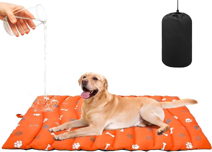 BINGPET Outdoor Travel Dog Bed for Large/Medium Dogs, Portable Waterproof by BINGPET