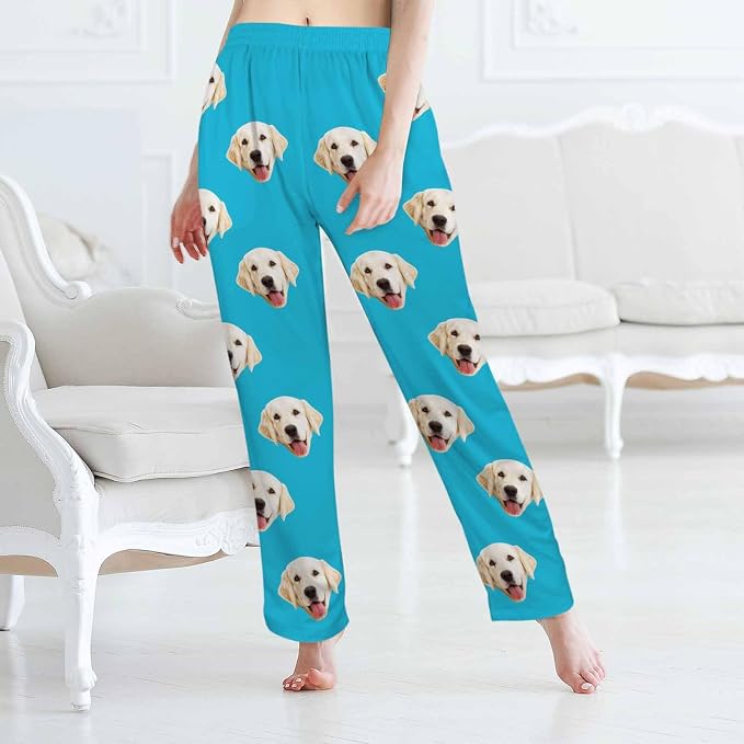 MyPupSocks Customized Face Pajamas Pants Sleep Bottoms - Image 5