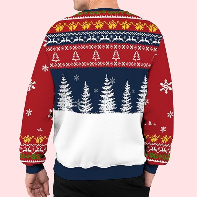 Wrappiness A Girl And Her Dog Christmas Sweatshirt - Image 4