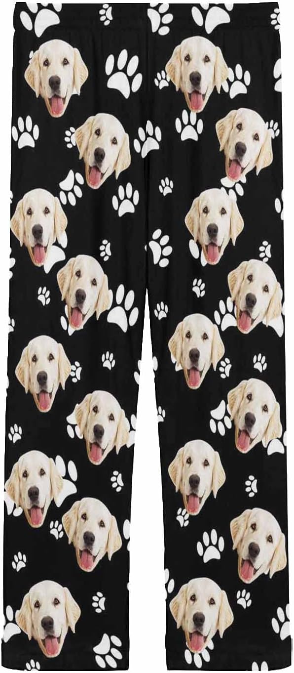 MyPupSocks Customized Face Pajamas Pants Photo Pajama Bottoms - Image 4