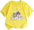 KEEVICI Cute Cartoon Cat Shirts by KEEVICI