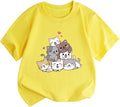 KEEVICI Cute Cartoon Cat Shirts by KEEVICI
