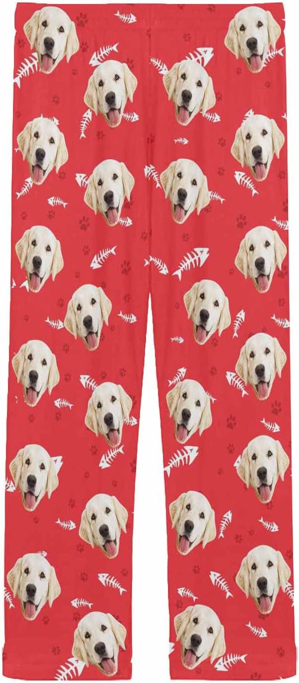 MyPupSocks Custom Pet Face Pajamas Pants Photo Pajama Bottoms - Image 4
