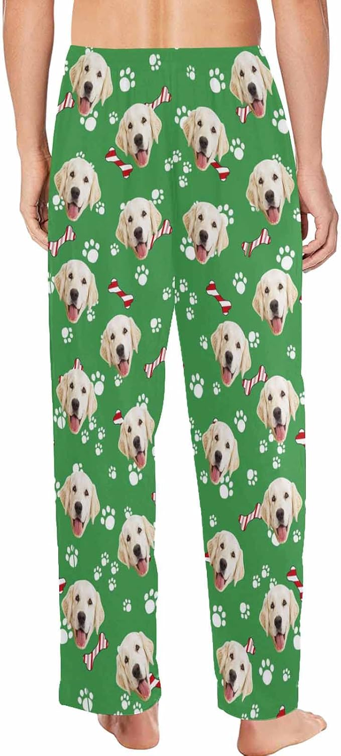 MyPupSocks Custom Pet Face Pajamas Pants Photo Pajama Bottoms - Image 2