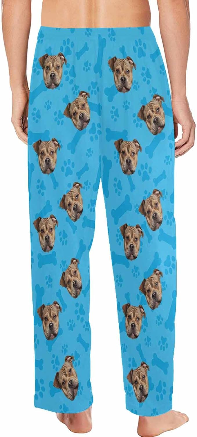 MyPupSocks Custom Pet Face Pajamas Pants Photo Pajama Bottoms - Image 2