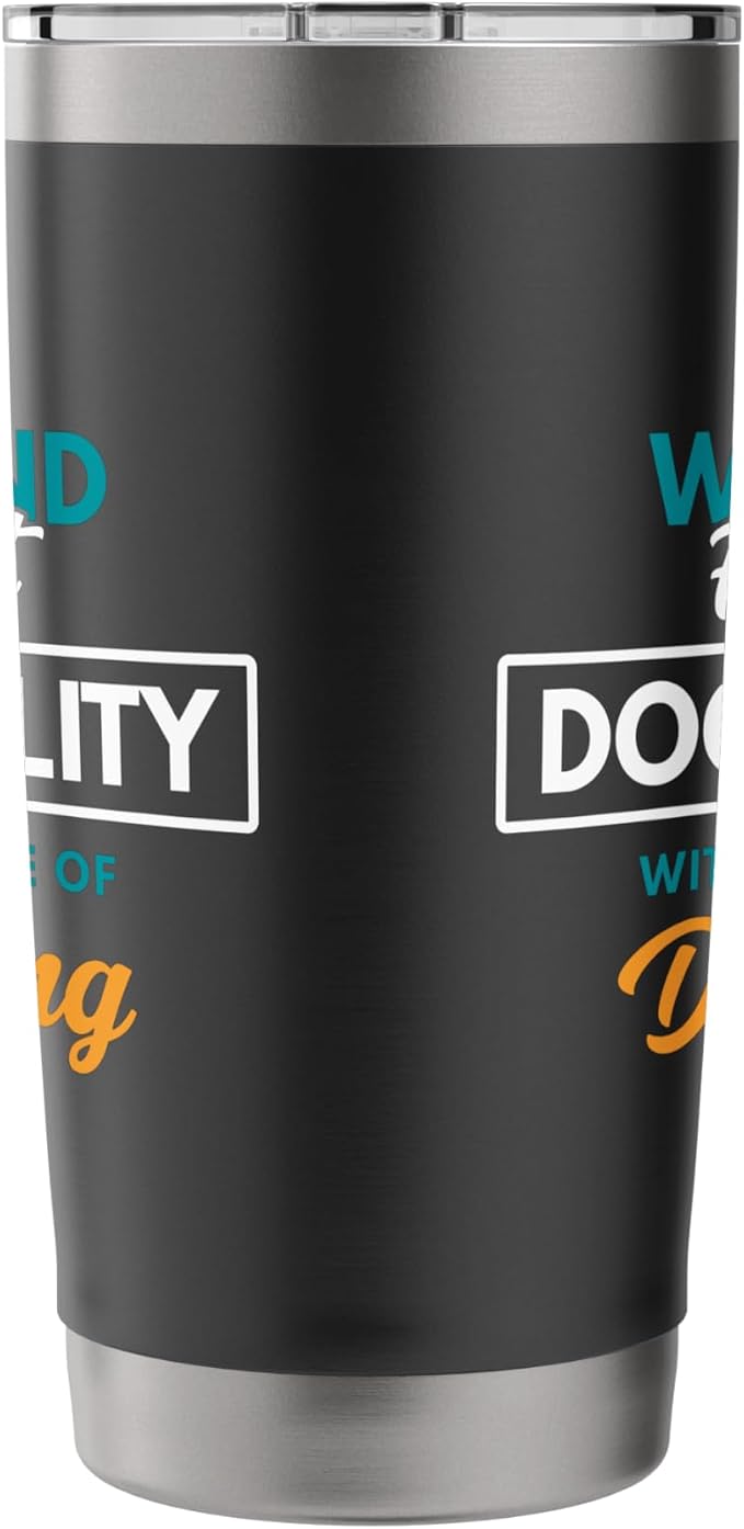 Weekend Forecast Dog Agility Drinking Funny Dog Agility Stainless Steel - Image 2