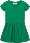 Mud Kingdom Little Girls Dresses Cotton Summer Holiday Cute Cat Dress Short by MudKingdom
