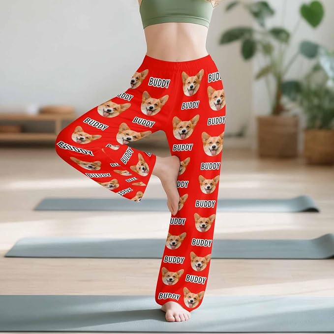 Custom Couple Pajama Pants Sock - Image 6