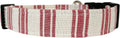 Red Stripes Dog Collar by Collars+by+Design