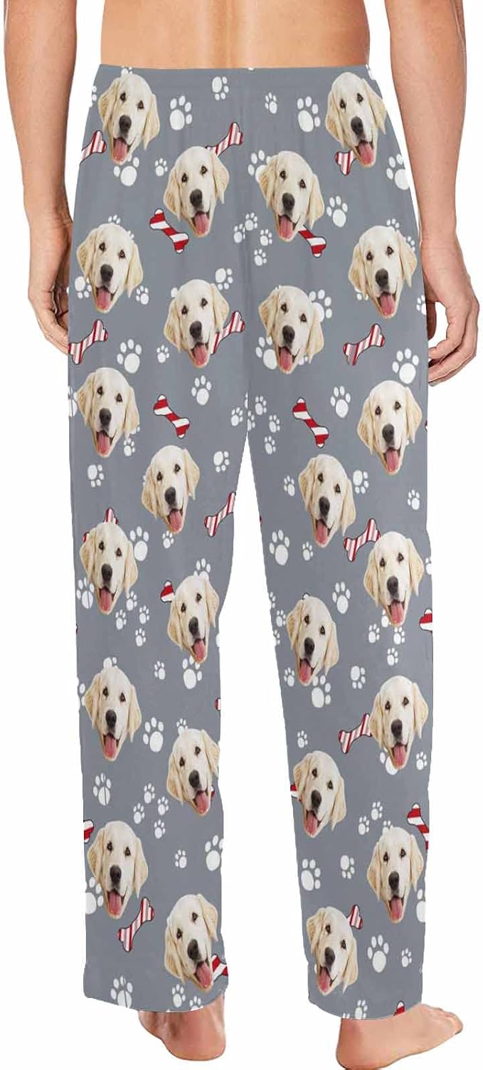 MyPupSocks Custom Pet Face Pajamas Pants Photo Pajama Bottoms - Image 2