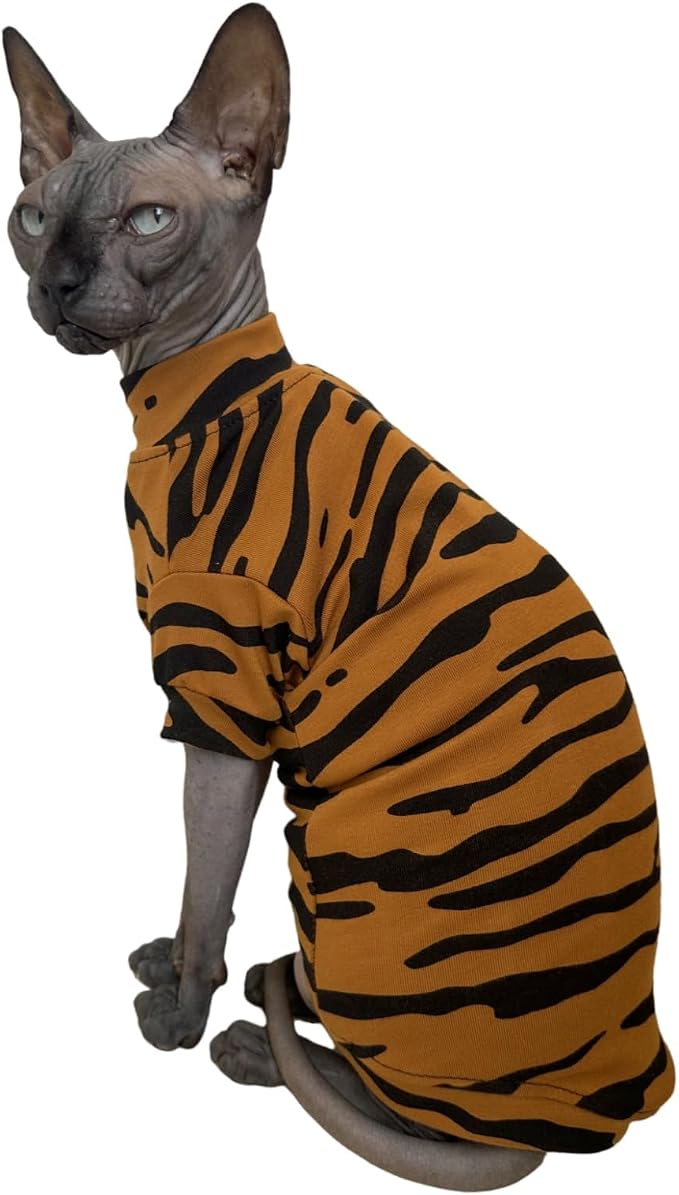 Limited Edition Sphynx Cat Cotton T-Shirts Hairless Cat Sweatshirt Pet Kitten by Kitipcoo