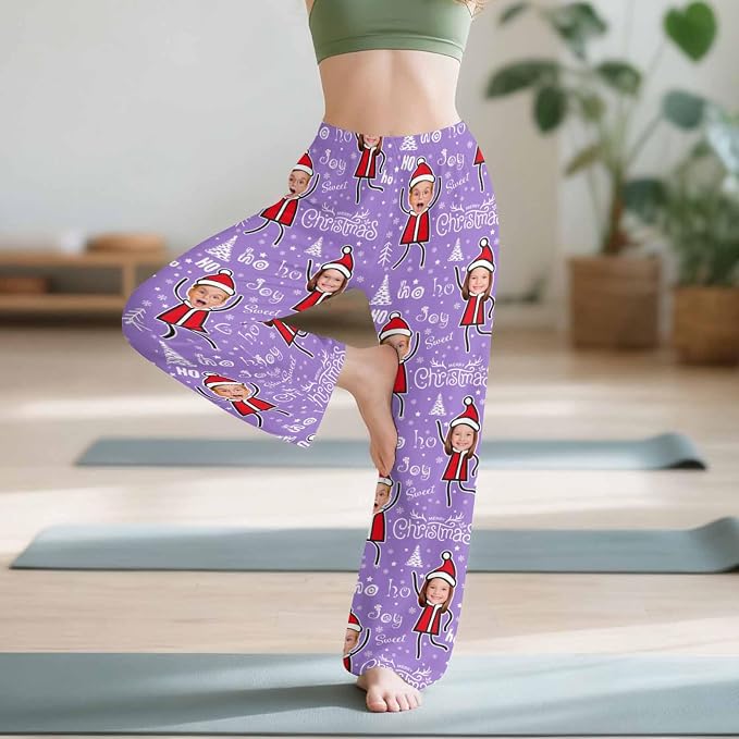 Custom Couple Pajama Pants Sock - Image 6