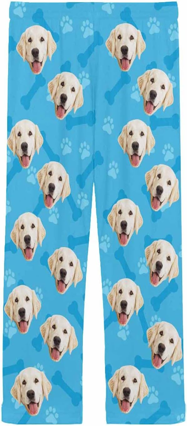 MyPupSocks Customized Face Pajamas Pants Photo Pajama Bottoms - Image 4