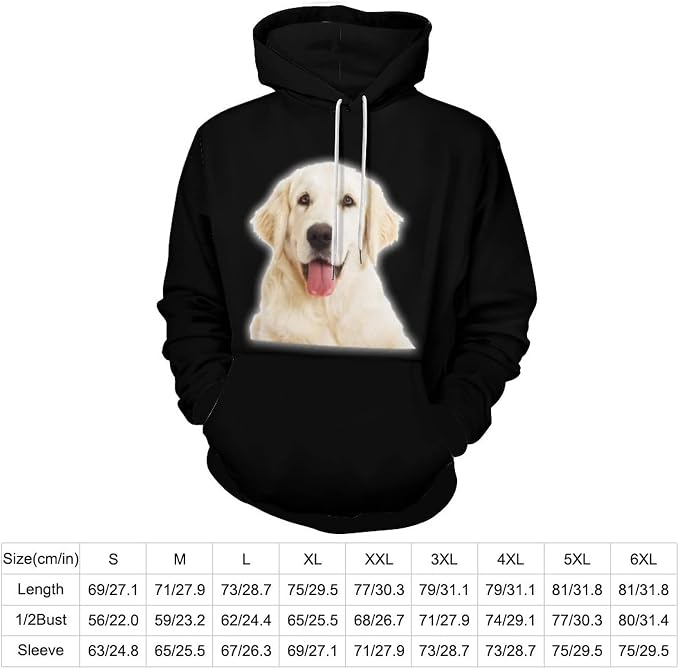 Artsadd Custom Face Unisex athletic Pockets Sweatshirt Loose Hoodie Custom - Image 2