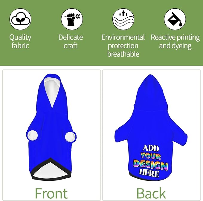 Custom Dog Hoodie Personalized Dog Sweatshirt, Dog Clothes - Image 5