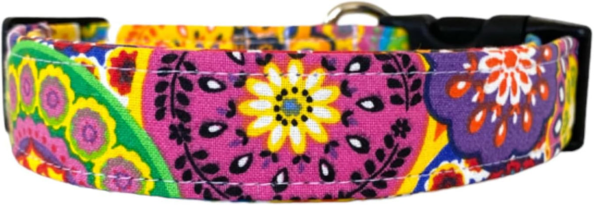 The Amara Floral Dog Collar) by Collars+by+Design