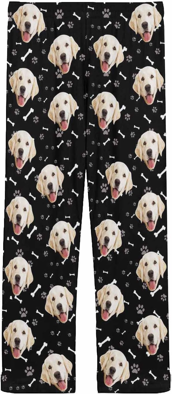 MyPupSocks Personalized Face Pajamas Pants Photo Pajama Bottoms - Image 4