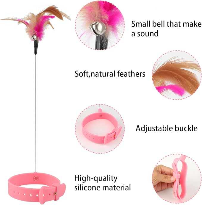 KALAMANDA Cat Collar Toy, Interactive Self Playing Toys - Image 4