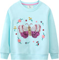 RETSUGO Toddler Baby Girls Sweatshirts Casual Pullover Crewneck Winter Long by RETSUGO