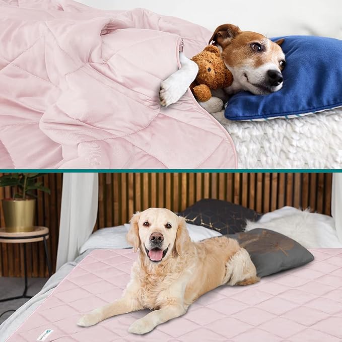PetAmi Premium Cooling Dog Blanket | Lightweight Fluffy Pet Throw Blanket Bed - Image 2