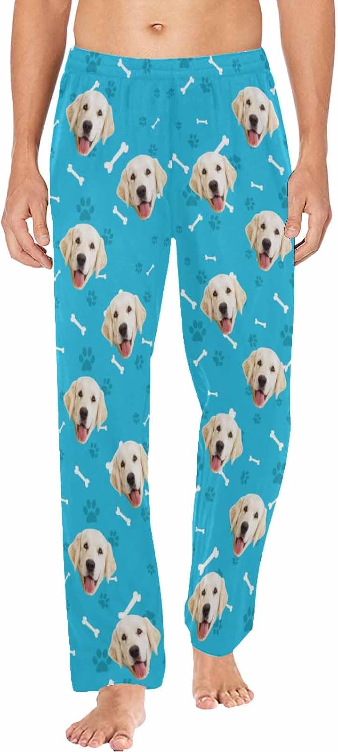 Custom Pajama Pants for Home Enjoyment Personalized Photo Face Printed Pajama - Image 3
