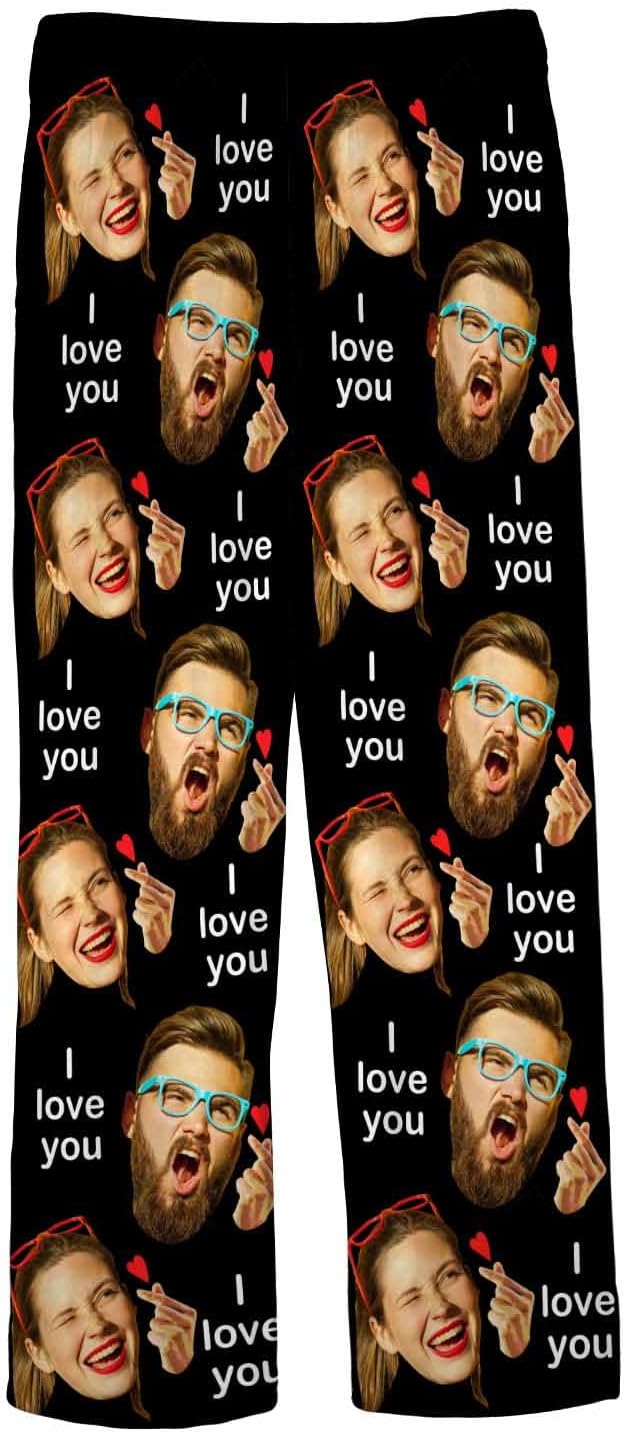 MyPupSocks Custom Pajama Pants for Pet Lover, Personalized Photo Face Printed - Image 5