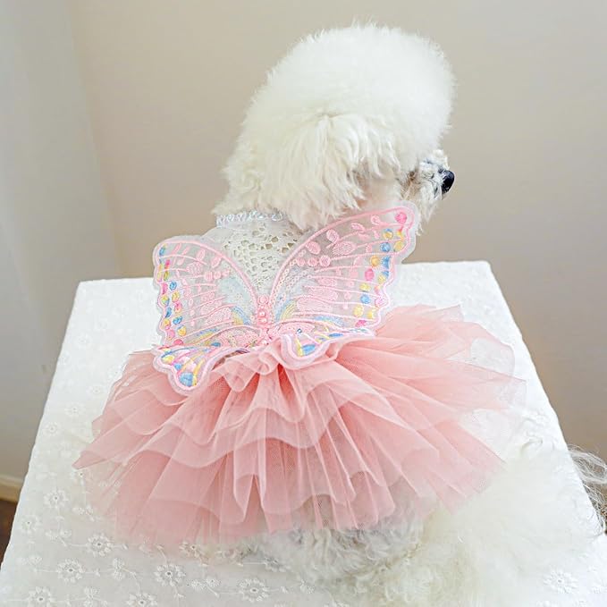 Fashion Sweet Puppy Dog Blingbling Princess Skirt Pet Dog Lace Cake Camisole - Image 7